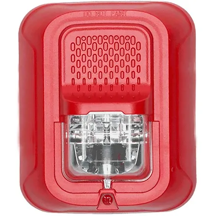 Sirena Estroboscópica Firelite SRL-SP para Sistema de Alarma contra Incendios - Rojo