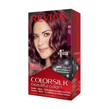 Cosmetico Revlon Color Silk 48 Bordo