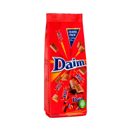 Chocolate Daim Mini Milk Caramel 250 Gr