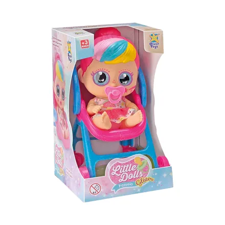 Muneca Divertoys Little Dolls Paseo Glitter 8230