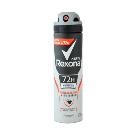 Desodorante Rexona Men Antibacterial Invisible 72 150ml