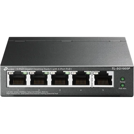 Switch Con 5 Puertos 100 4 Poe Bivolt