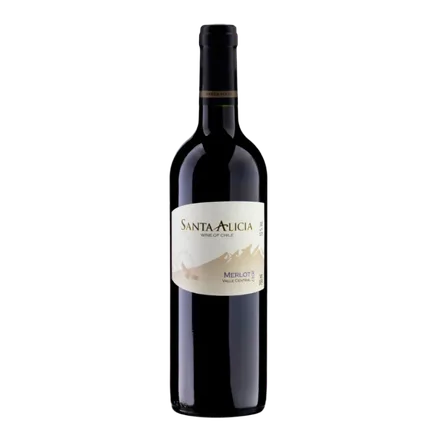 Vino Chileno Santa Alicia Merlot 750ml