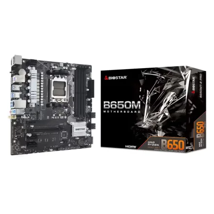 Placa Mae Biostar Pro Socket AM5 Chipset B650 Ddr 5 Atx