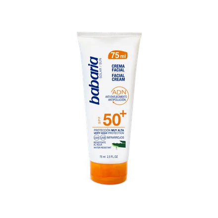 Babaria Crema Solar Facial Adn Anti Arruga Spf 50 75ml