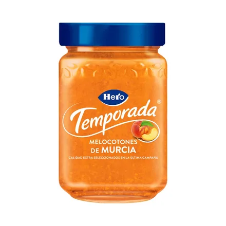 Mermelada Hero Temporada Melocotones Murcia 350g