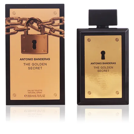 Antonio Banderas Secret Golden Masculino Eau Toilette 200ml