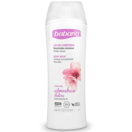 Creme Corporal Babaria Peles Secas Amendoa 400ml