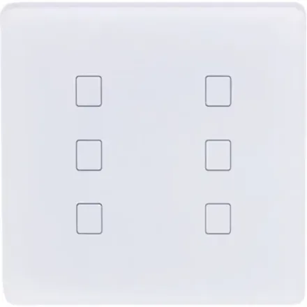 Interruptor Pared Wiifi Wall 6 Gang