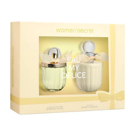 Perfume Women Secret Eau My Delice Toilette Plus Crema Hidratante 100ml 200ml