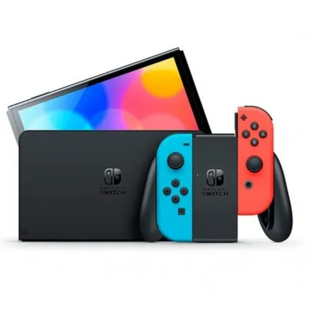 Nintendo Switch Oled Neon Model Heg Kabaa 64GB