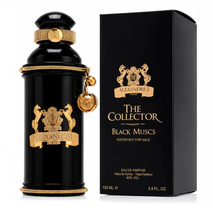Perfume Alexandre Black Muscs Eau Parfum Feminino 100ml