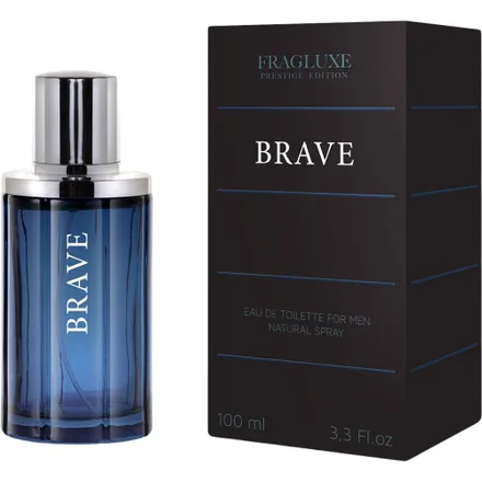 Perfume Fragluxe Brave Men Eau Parfum Masculino 100ml