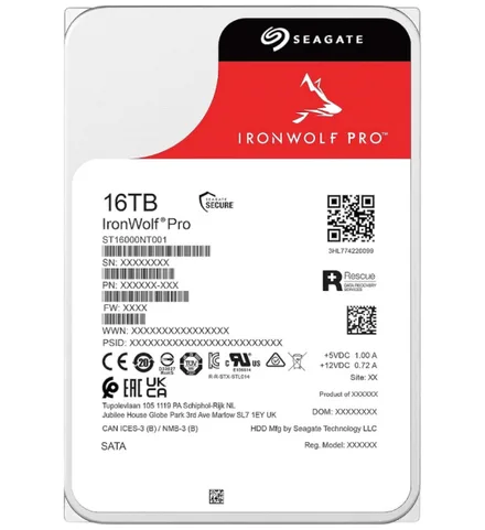 Seagate Ironwolf Pro Sata 6 16TB