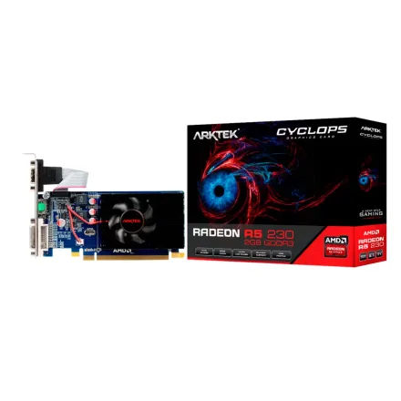 Placa Video Arktek Cyclops R5 230 Radeon Ddr 3