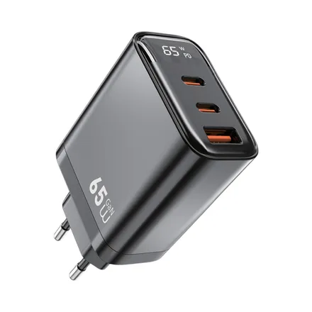 Cargador Luxor Lx Fc1265 W Usb C Y Usb A 65 W Multi Port Fast Charging