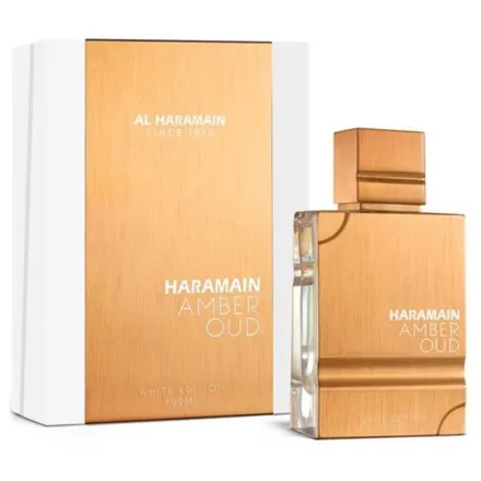 Perfume Al Haramain Amber Oud White Eau Parfum Unissex 100ml
