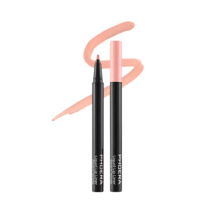 Lapiz Delineador Labios Phoera Longwear Liquid 06 Baby 10 Gr