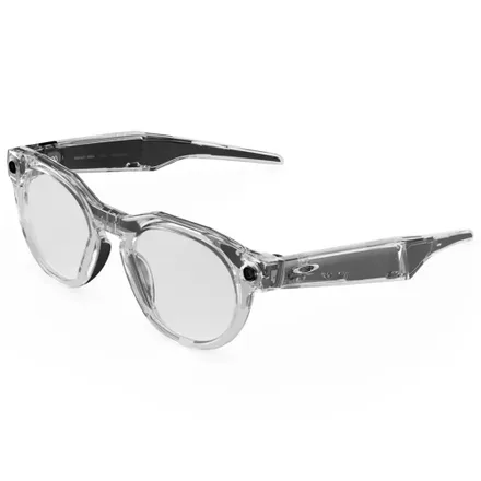 OCULOS OAKLEY META HSTN TRANSP/CINZA + ESTOJO