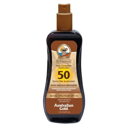 Australian Gold Bronzer Spray Gel Spf 50 237ml