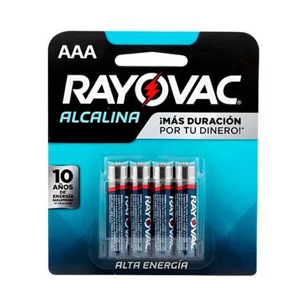 Pila Alcalina Rayovac Aaa 8