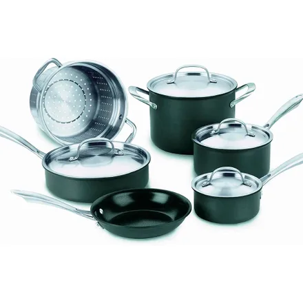 Jogo Panelas Cuisinart Gg 10 Antiaderente Greengourmet Eco