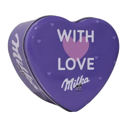 Bombon Milka Oreo En Lata Corazon Love 114g