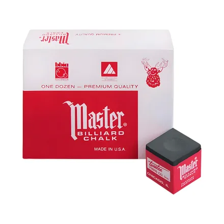 Tiza Taco Billar Master Billiard Chalk 12 Piezas