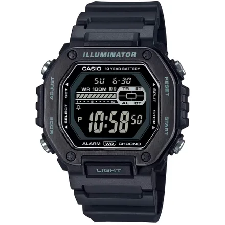 Relógio Masculino Casio MWD-110HB-1BVDF Illuminator – Preto