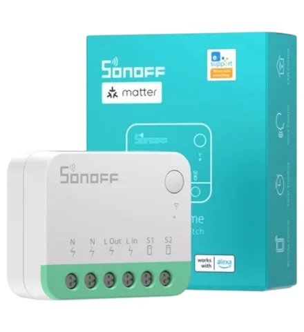 SONOFF INTERRUPTOR INTELIGENTE WIFI MINIR4M MATTER