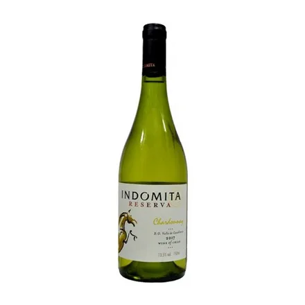Vino Chileno Blanco Indomita Reserva Chardonay 750ml