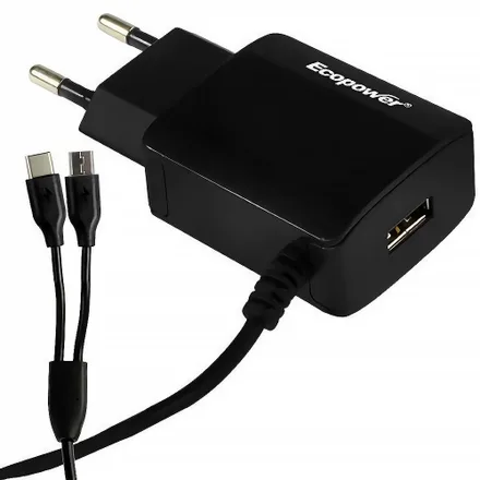 Cargador Ecopower Ep 7068 Con Cable