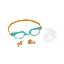 BESTWAY LENTE DE NATACION + TAPONES P/NARIZ Y OIDO 26034