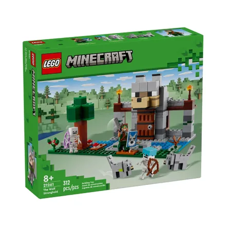 Juguete Construccion Lego Minecraft Wolf Stronghold 312 Piezas