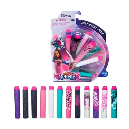 Dardos Hasbro Nerf Rebelle Refil 12