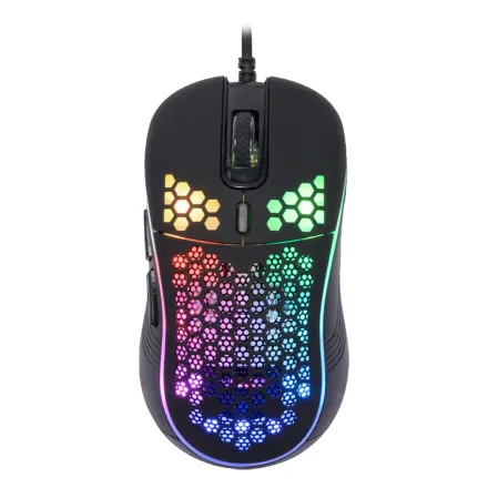 Mouse Gamer Satellite GM08 Rgb 6400 Dpi
