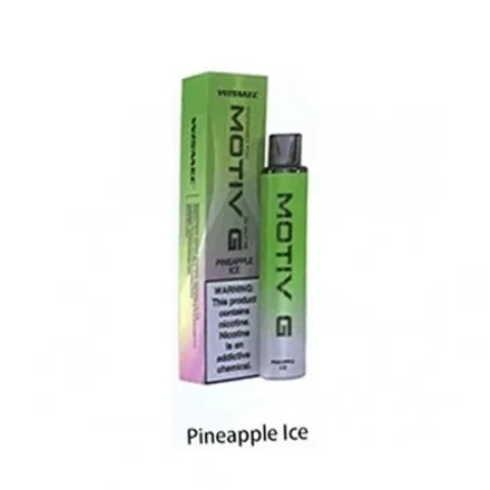 Pod Descartavel Wismec Motiv 2500 Puffs 5 Salt Nic Bat Recarregavel Pineapple
