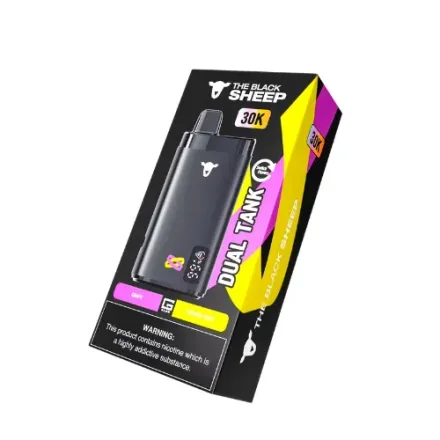 THE BLACK SHEEP VAPER DESECHABLE 30000PUFFS GRAPE/PASSION FRUIT