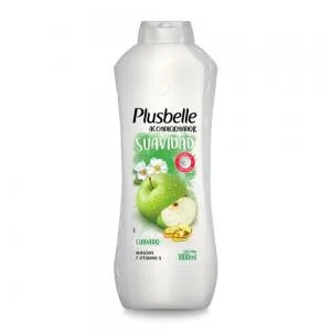 Acondicionador Plusbelle Cabellos Suaves Con Manzana Vitamina 1LT