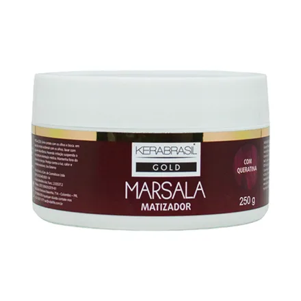 Mascara Capilar Kerabrasil Marsala 250 Gr