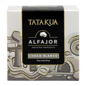 Alfajor Artesanal Tatakua Recheado Doce Leite Cobertura Chocolate 80g