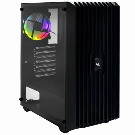 Gabinete Gamer Mtek Mk 2606 Mid Tower 1FAN Rgb