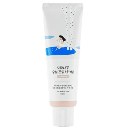 Protetor Solar Facial Round Lab Birch Juice Moisturizing Tone Up Sunscreen Spf 50 Plus Pa 50ml