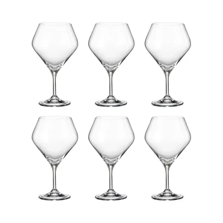 Set Copas Vino Bohemia Gavia 6 Piezas 290ml