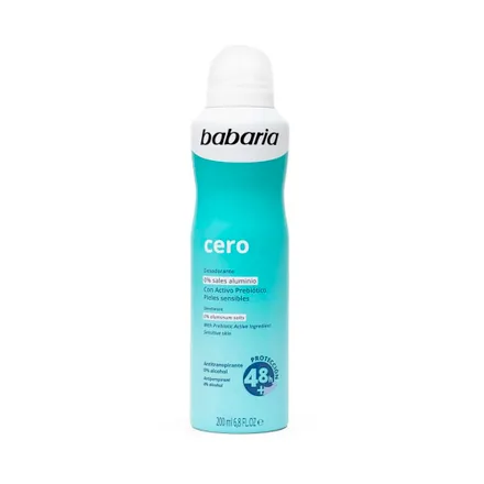 Desodorante Babaria Cero 200ml