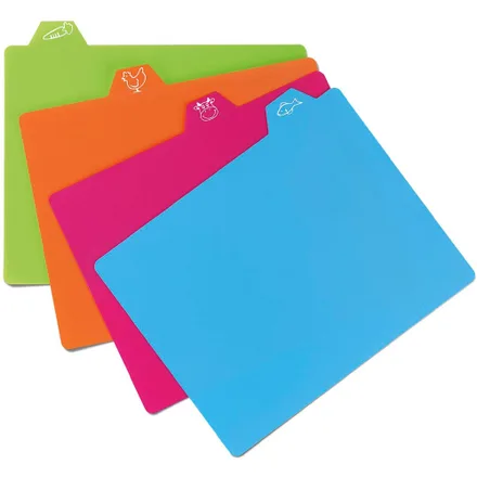 Conjunto Cuisinart Ccm 4PC 4 Esteiras Corte Plastico Coloridas
