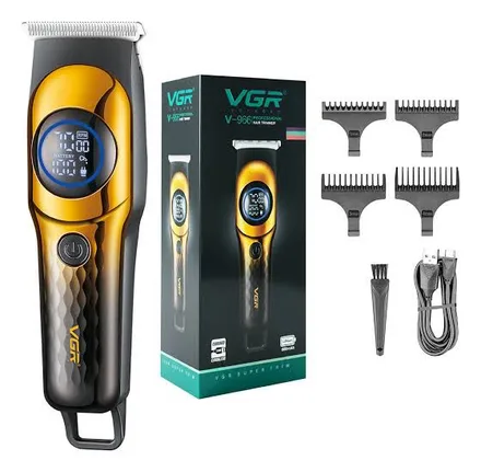 Vgr Cortador Pelo 966 Recargable Dorado