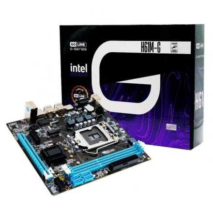 Placa Mae Goline H61M Socket 1155 Chipset H61 1 Ano