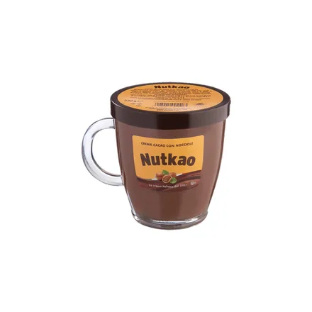 NUTKAO COCOA SPREAD WHIT HAZELNUTS 330GR