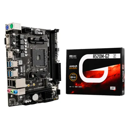 Placa Mae Goline G2 Ddr 4 Socket AM4 Chipset A520 Atx 1 Ano